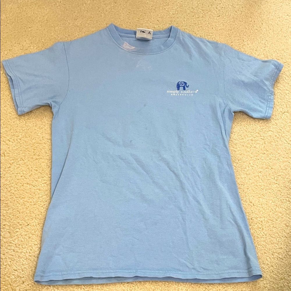 Light Blue T-Shirt with Logo